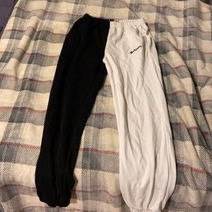 Adika Black n White Babygirl Joggers